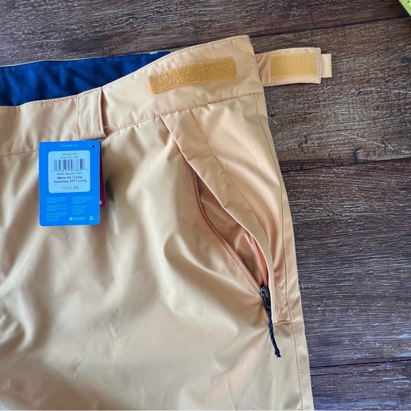 Columbia Men’s Pants Omni-Tech Yellow Size 4X Long - Picture 11 of 12